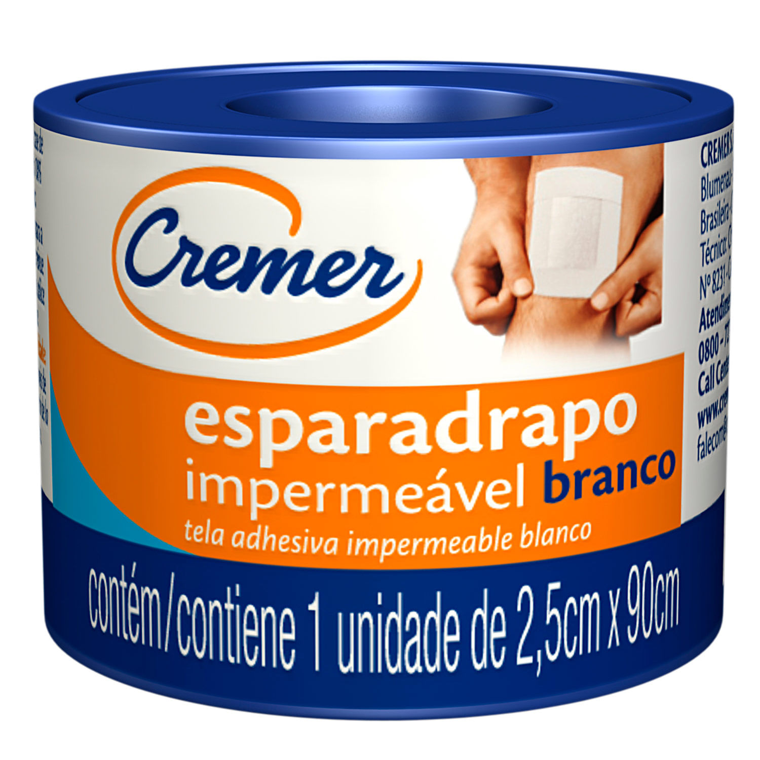 Esparadrapo Impermeável Cremer Branco 5cmx4,5m - Esparadrapo - Magazine  Luiza