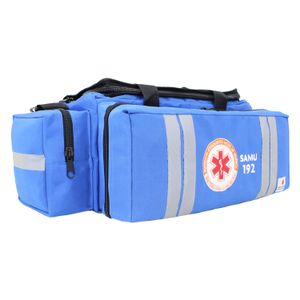 Bolsa de Atendimento Pré-Hospitalar APH-730 SAMU Azul Fibra Resgate