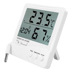 Termo-Higrômetro Digital Temperatura Interna-Externa Máxima-Mínima e Umidade Interna com Relógio Incoterm