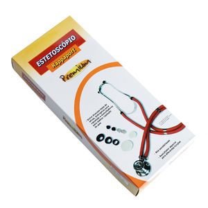 Estetoscópio Rappaport Vermelho Premium