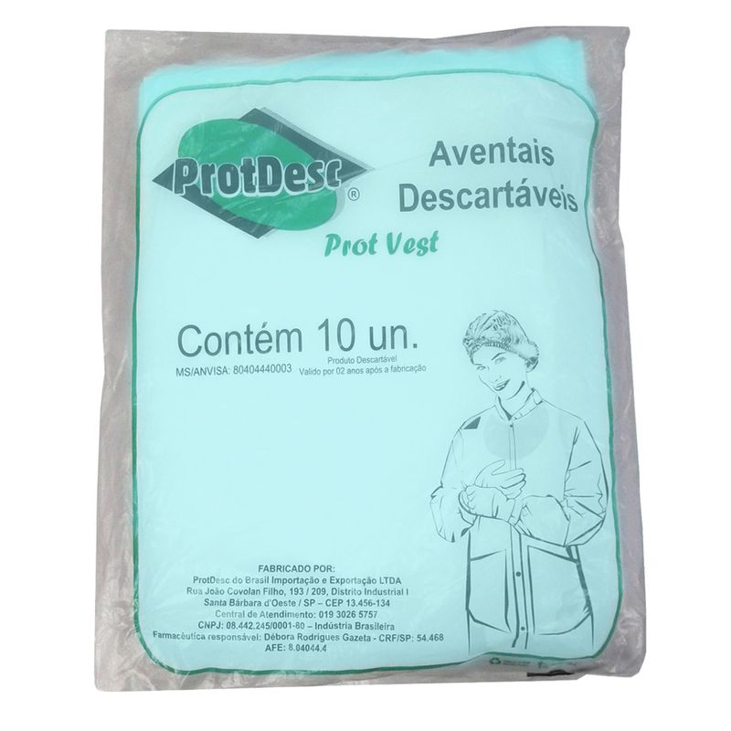 Avental-Cirurgico-Protdesc-Prot-Vest-Rosa-s-Manga-Protdesc-pacote-10-unid