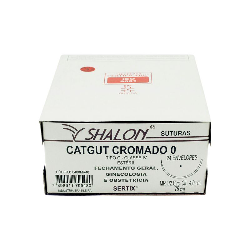 Fio-para-Sutura-Shalon-CatGut-Cromado-0-Com-Agulha-Cilindrica-de-40cm-e-12_2