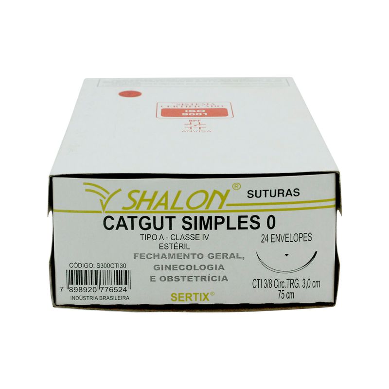 Fio-para-Sutura-Shaldon-CatGut-Simples-0-Com-Agulha-Circular-de-30cm-e-38_2