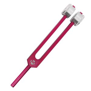 Diapasão Médico 128 CPS com Fixador Vermelho MD