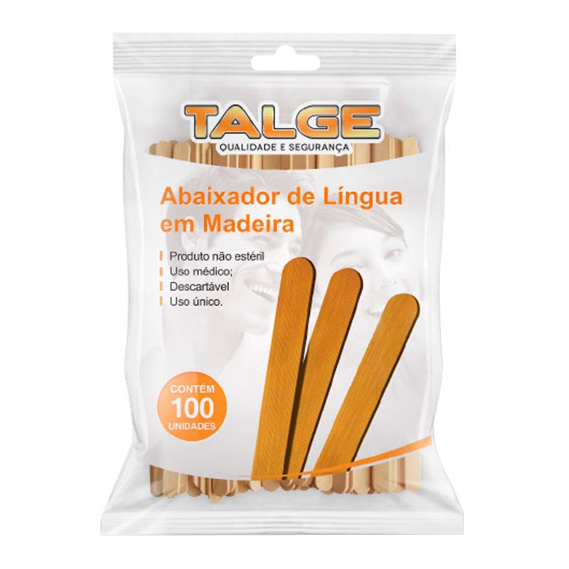 Abaixador-de-lingua-Talge-com-100-unidades
