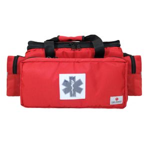 Bolsa de Atendimento Pré-Hospitalar APH-724 Impermeável Vermelha Fibra Resgate