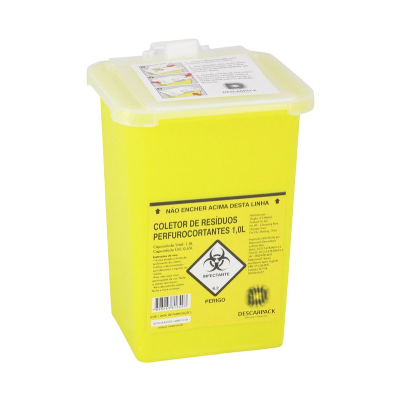 Coletor-de-Residuos-Perfurocortantes-Descarpack-Rigido-01-Litro-Amarelo