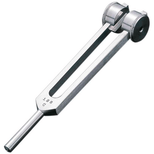 Diapasão Médico 128 CPS com Fixador Prata BIC