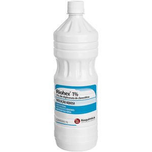 Riohex 1% Solução Aquosa Tópica Antisséptica 1L Rioquímica