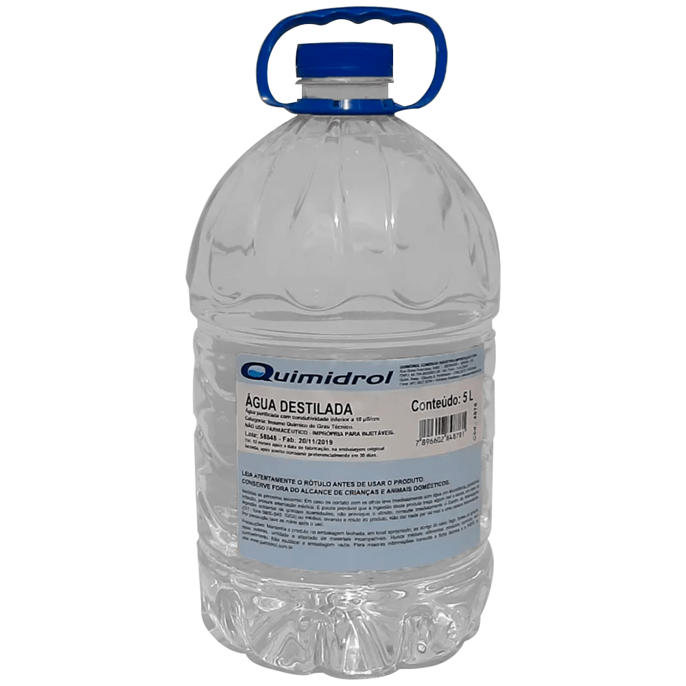 Água Destilada 5 Litros