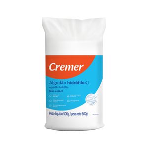 Algodão Hidrófilo em Rolo 500g Cremer