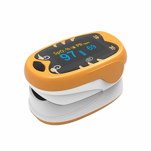 Oxímetro de Pulso Pediátrico Recarregável USB Laranja K1 BIC