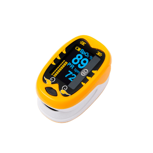 Oxímetro de Pulso Pediátrico Recarregável USB Laranja K1 BIC