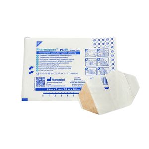 Fixador de Catéter Pharmapore® PU IV 6cm x 7cm Pharmaplast®