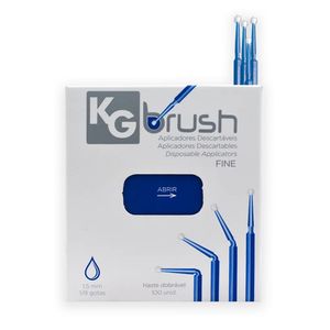 Pincel Microaplicador KG Brush Fino Azul 100un. KG Sorensen