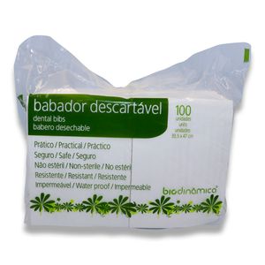Babador Descartável 100un. Biodinâmica