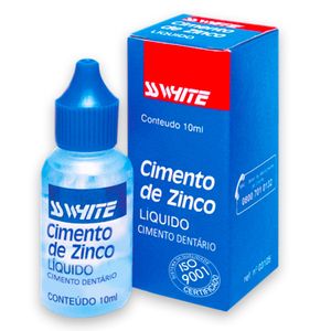 Cimento De Zinco Líquido 10ml Ss White