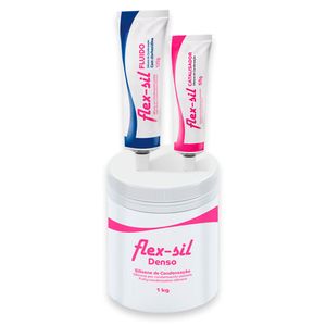 Silicone de Condensação Flex Sil Kit 1000g Maquira