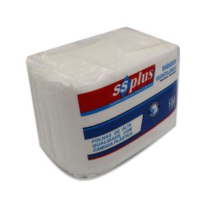 Babador Odontológico Branco 100un. Ss Plus