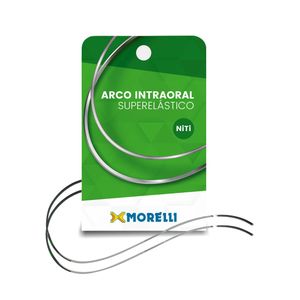 50.72.023 Arco Intraoral Curva Reversa-Spee Superelástico Médio Niti 0,48x0,63mm (.019"X.025")