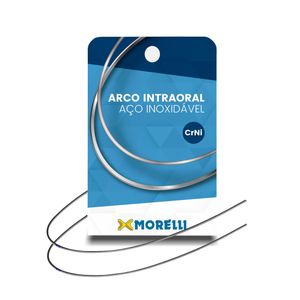 50.61.001 Arco Intraoral Superior Crni Quadrado 0,40x0,40mm (.016"X.016")