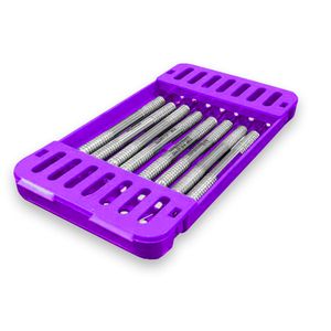 Estojo para Esterilização Perfurado Sterilys Perio Roxo 2un. Lysanda