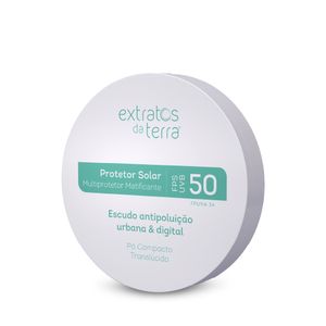 Multiprotetor Matificante Pó Compacto FPS 50 Extratos da Terra