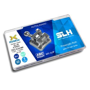 Kit de Bráquetes 01 Caso Prescrição Roth Slh .022 Gancho Canino/Presa Morelli