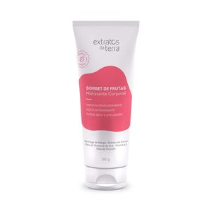 Creme Hidratante Corporal Sorbet de Frutas 180g Extratos da Terra