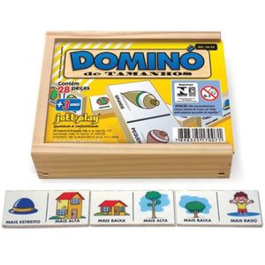 Dominó Tamanhos com Figuras 28 Peças
