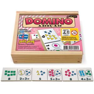 Dominó Adição Matemática 28 Peças