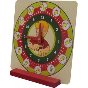 Relógio em Libras Educativo 25cm