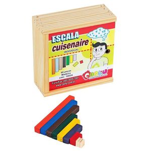 Escala Cuisenaire Individual 68 Peças