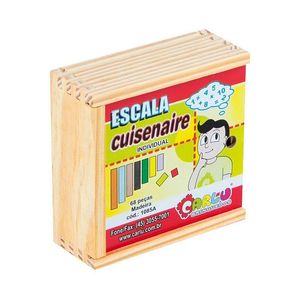 Escala Cuisenaire Individual 68 Peças