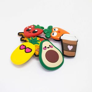 Pins Bottons para Crocs Comidinhas com 6un.