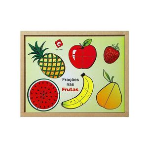 Frações nas Frutas 22 Peças