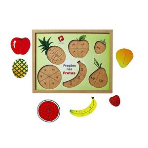 Frações nas Frutas 22 Peças