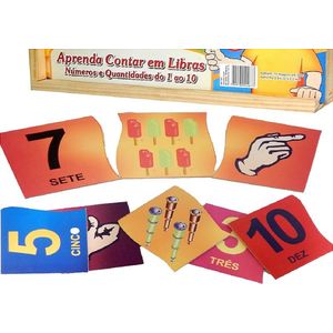 Jogo em Libras Aprenda a contar 1 ao 10