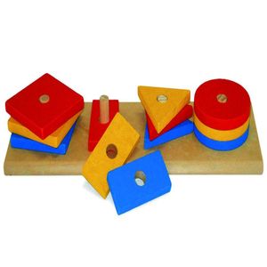 Prancha de Formas Geométricas 12 Peças