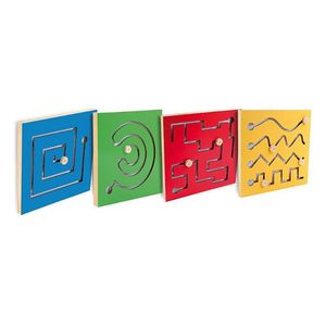 Kit Painéis Psicomotores em MDF 4un.