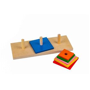 Torre de Hanoi em MDF com 6 Peças