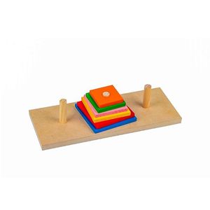 Torre de Hanoi em MDF com 6 Peças