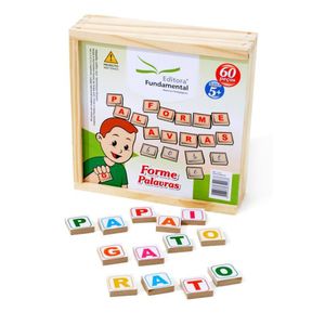 Brinquedo Forme Palavras 60 Peças