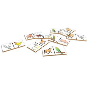 Dominó Animais Domésticos 28 Peças