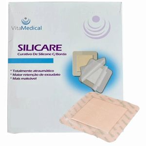 Curativo de Silicone Aderente Espuma Absorvente 1un.