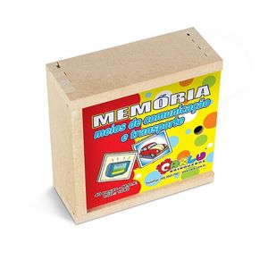 Jogo Memória Meios de Comunicação e Transporte 40 Peças