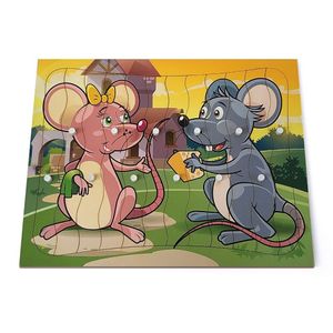 Quebra-Cabeça Ratos 12 Peças
