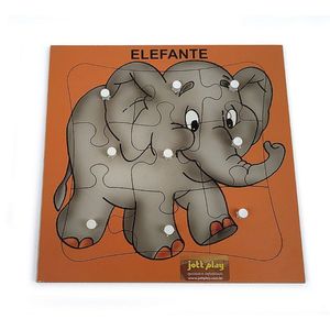 Quebra-Cabeça Elefante 9 Peças