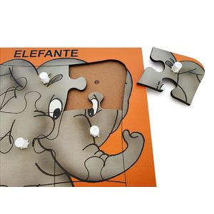 Quebra-Cabeça Elefante 9 Peças