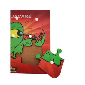 Quebra-Cabeça Jacaré 9 Peças